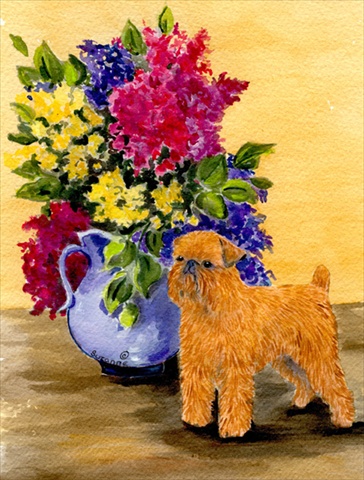 11 x 15 in. Brussels Griffon Garden Size Flag