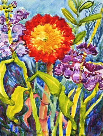 Flower - Sunflower House Size Canvas Flag