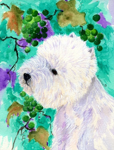 28 x 40 in. Westie House Size Canvas Flag