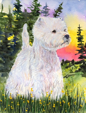 11 x 15 in. Westie Garden Size Flag