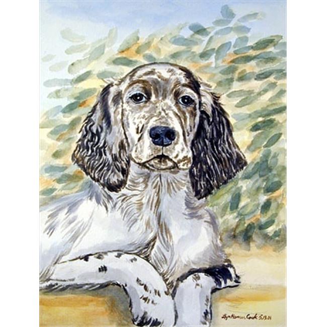 Carolines Treasures 7065GF English Setter Flag - Garden Size