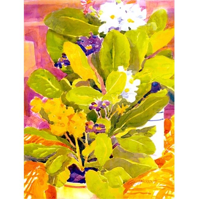 Carolines Treasures 6024CHF Flower Canvas Flag - House Size- 28 x 40 in.