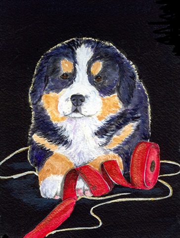 Bernese Mountain Dog Garden Size Flag 11 x 15 in.