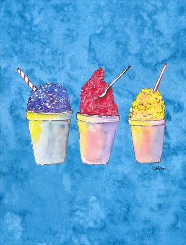 11 x 15 in. Snowballs and Snowcones Garden Size Flag
