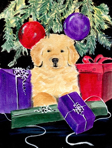 11 x 15 in. Golden Retriever Garden Size Flag
