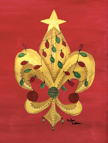 28 x 40 in. Christmas House Size Canvas Flag