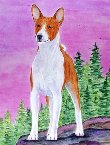 11 x 15 in. Basenji Garden Size Flag