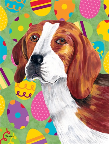 11 x 15 in. Beagle Easter Eggtravaganza Garden Size Flag