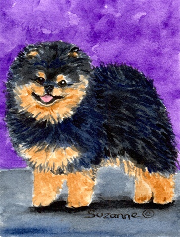 Pomeranian Garden Size Flag