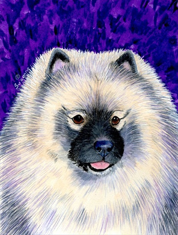 11 x 15 in. Keeshond Garden Size Flag