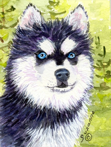 11 x 15 in. Klee Kai Garden Size Flag