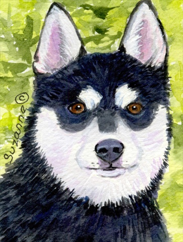 Klee Kai House Size Canvas Flag