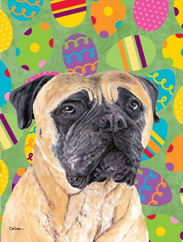 11 x 15 in. Mastiff Easter Eggtravaganza Garden Size Flag