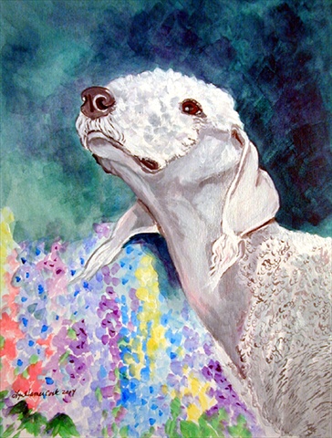 11 x 15 in. Bedlington Terrier Garden Size Flag