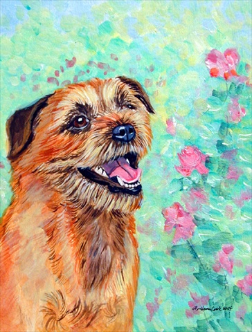 11 x 15 in. Border Terrier Garden Size Flag