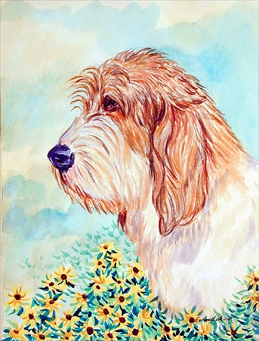 Petit Basset Griffon Vendeen Garden Size Flag
