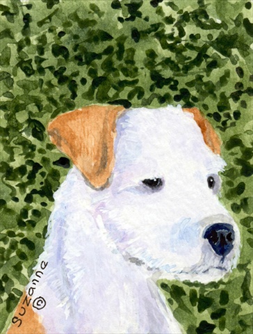 Jack Russell Terrier House Size Canvas Flag