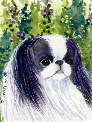 Japanese Chin House Size Canvas Flag
