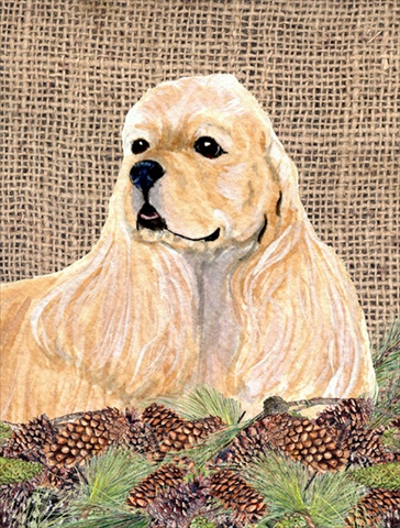 11 x 15 in. Cocker Spaniel Garden Size Flag