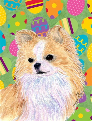 11 x 15 in. Chihuahua Easter Eggtravaganza Garden Size Flag