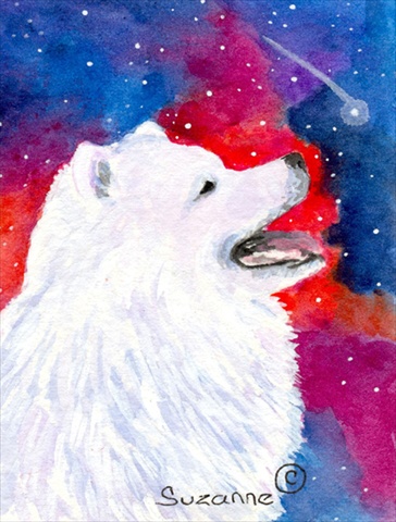 11 x 15 in. Samoyed Garden Size Flag