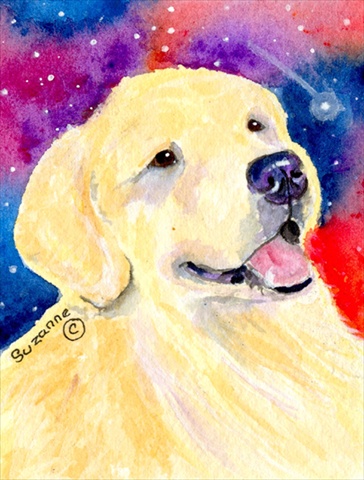 28 x 40 in. Golden Retriever House Size Canvas Flag