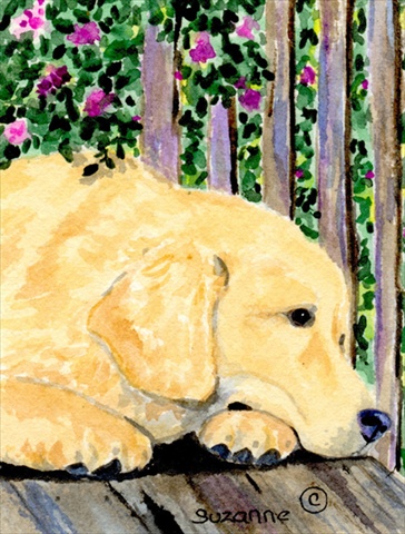 11 x 15 in. Golden Retriever Garden Size Flag