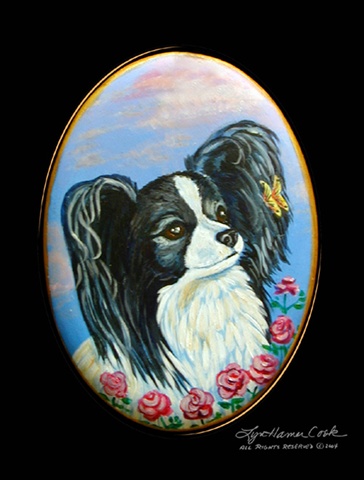 11 x 15 in. Papillon Garden Size Flag