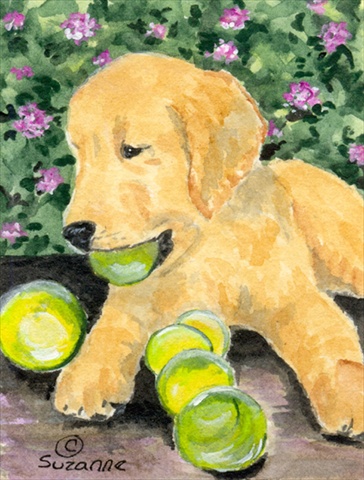 11 x 15 in. Golden Retriever Garden Size Flag
