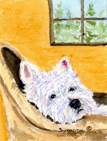 11 x 15 in. Westie Garden Size Flag