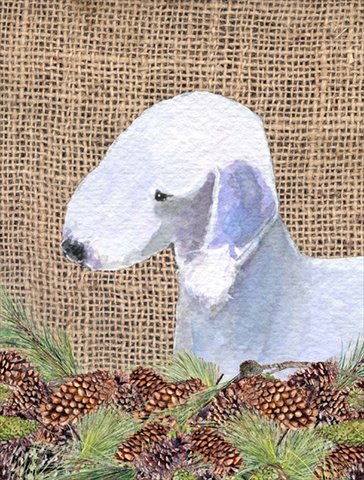 11 x 15 in. Bedlington Terrier Garden Size Flag
