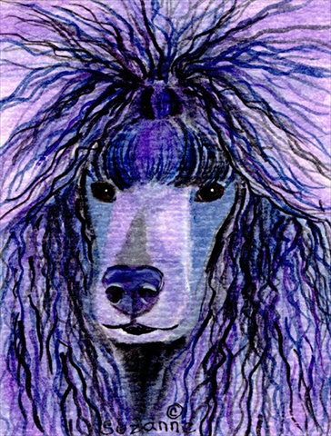 11 x 15 in. Poodle Garden Size Flag