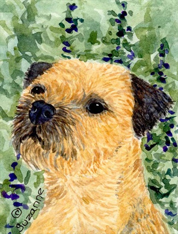 28 x 40 in. Border Terrier House Size Canvas Flag
