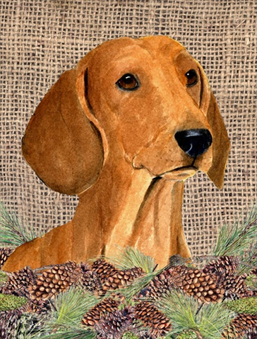 11 x 15 in. Dachshund Garden Size Flag