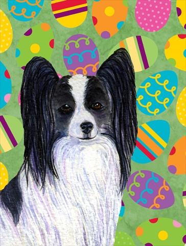 11 x 15 in. Papillon Easter Eggtravaganza Garden Size Flag
