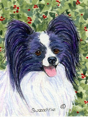 Papillon House Size Canvas Flag