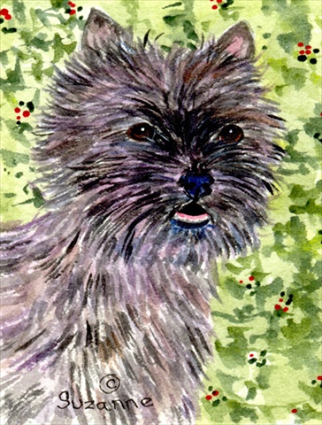 11 x 15 In. Cairn Terrier Flag, Garden Size