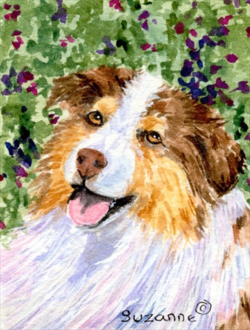 11 x 15 In. Australian Shepherd Flag, Garden Size