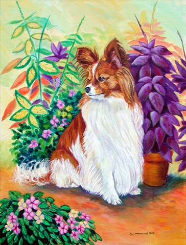 11 x 15 In. Papillon Flag, Garden Size