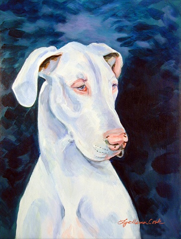 Great Dane Flag Canvas- House Size
