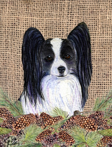 Papillon Flag Canvas - House Size