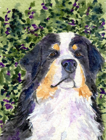 Picture of Carolines Treasures SS8830CHF 28 x 40 In. Bernese Mountain Dog Flag Canvas- House Size