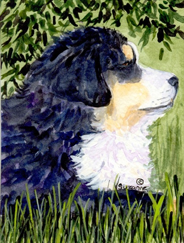 Picture of Carolines Treasures SS8832CHF 28 x 40 In. Bernese Mountain Dog Flag Canvas- House Size