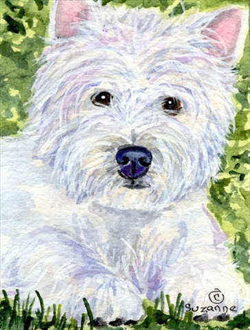 11 x 15 In. Westie Flag, Garden Size