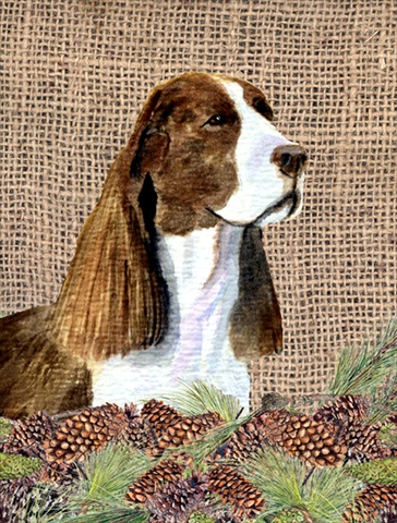 11 x 15 In. Springer Spaniel Flag, Garden Size