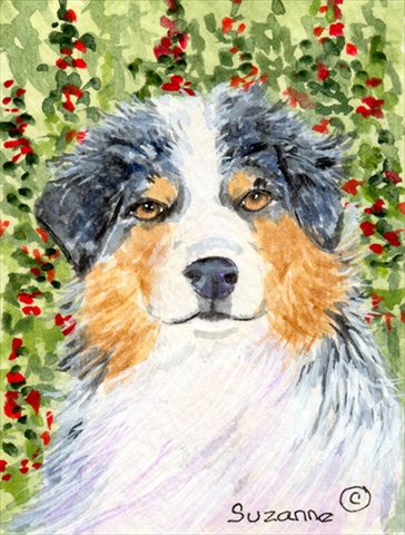 SS8848GF 11 x 15 In. Australian Shepherd Flag- Garden Size