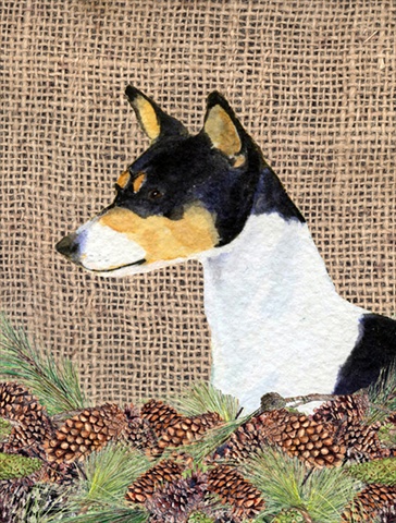 11 x 15 In. Basenji Flag, Garden Size