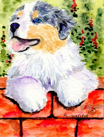 11 x 15 In. Australian Shepherd Flag, Garden Size
