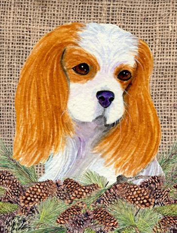 Cavalier Spaniel Flag