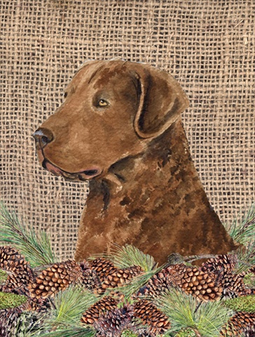 11 x 15 In. Curly Coated Retriever Flag, Garden Size